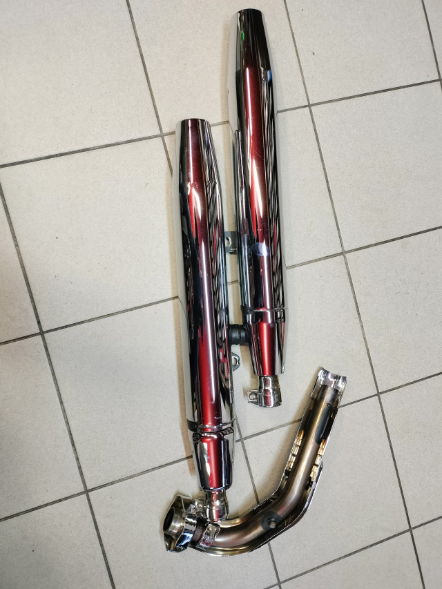Auspuff Doppeltopf original XV – Ersatzteil Bild 3